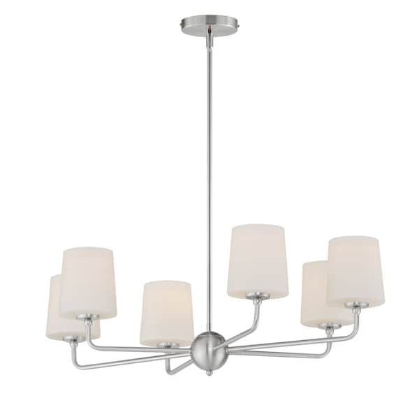 Maxim Lighting Bristol 6-Light Chandelier 12096SWSN - main